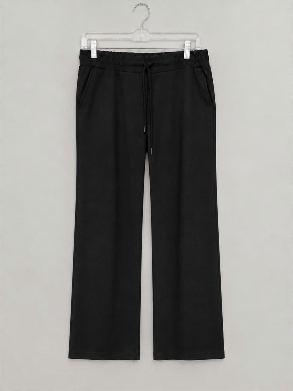 Motherhood Maternity Black Straight-Leg Drawstring Joggers